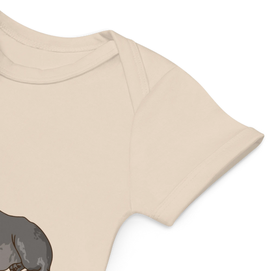 Baby Chic Frenchie - Baby Body aus Bio Baumwolle