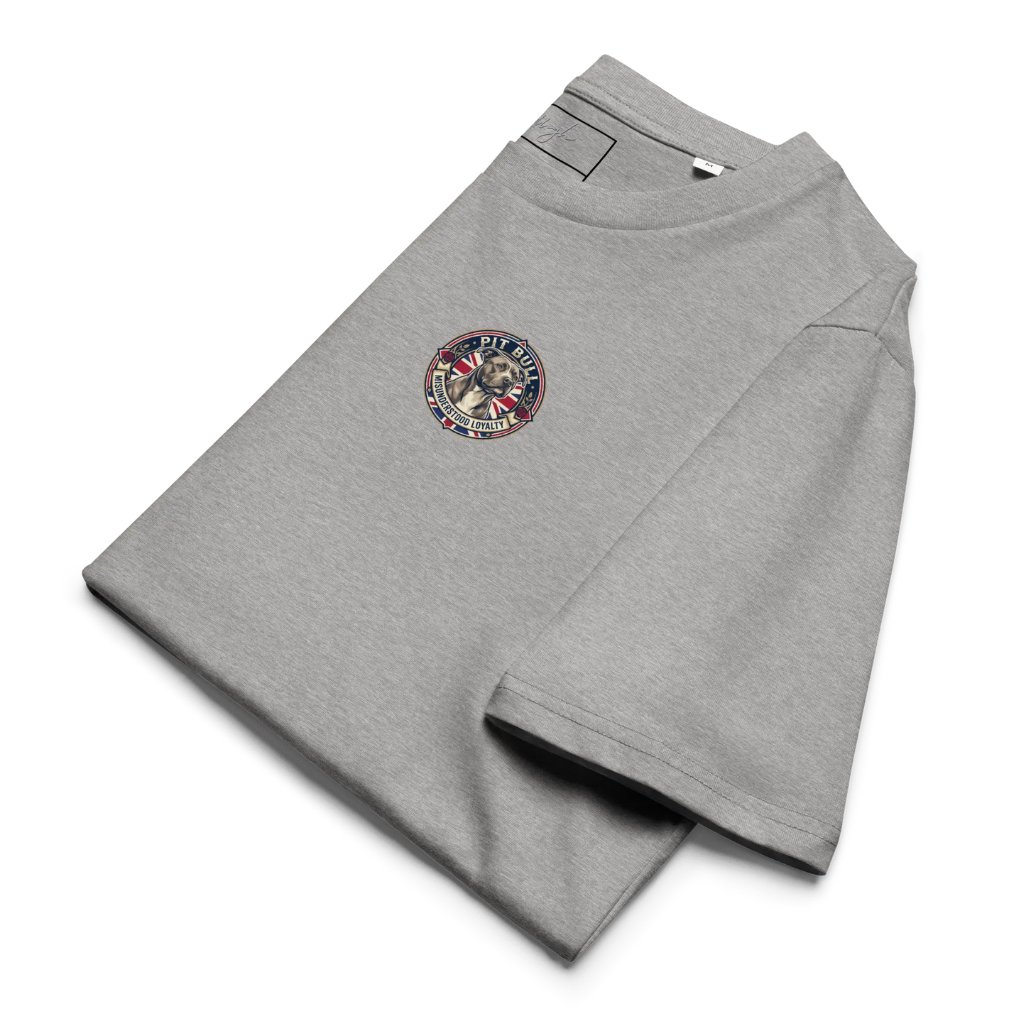 Pitbull Dog Badge – Bio-T-Shirt | bullogh