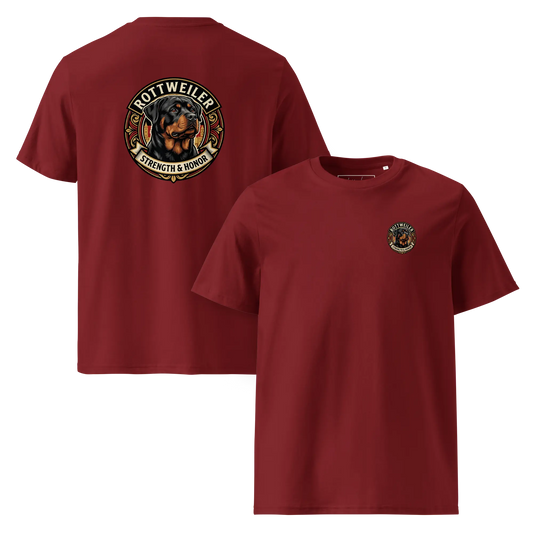 Rottweiler Dog Badge – Bio-T-Shirt