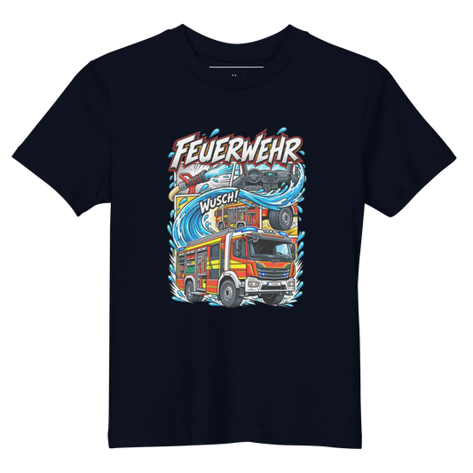 Feuerwehr - Kinder T-Shirt aus Bio Baumwolle