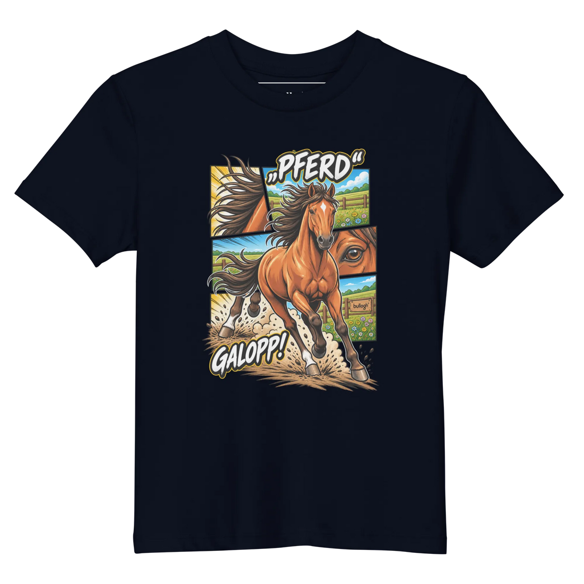 Pferd - Kinder T-Shirt aus Bio Baumwolle