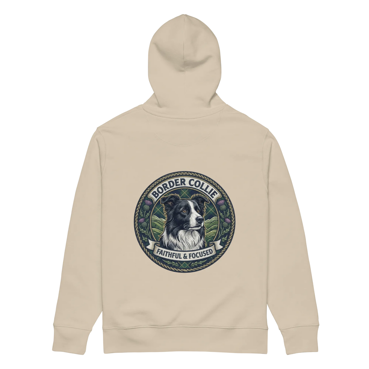 Border Collie - Hoodie aus Bio Bauwolle