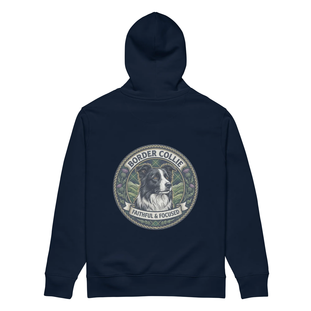 Border Collie - Hoodie aus Bio Bauwolle