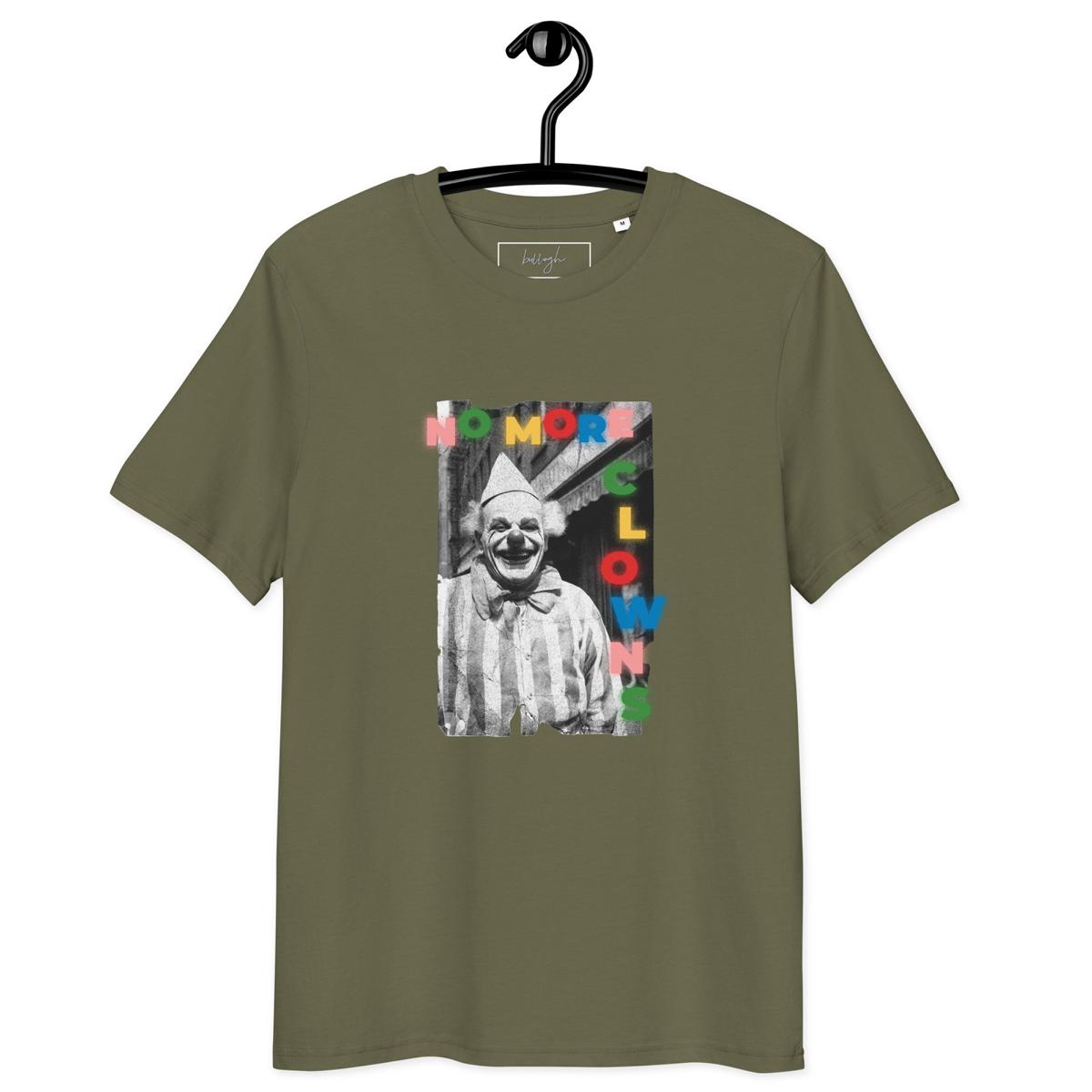 🩸 Creepy Clown Bio T-Shirt – Grusel trifft Nachhaltigkeit