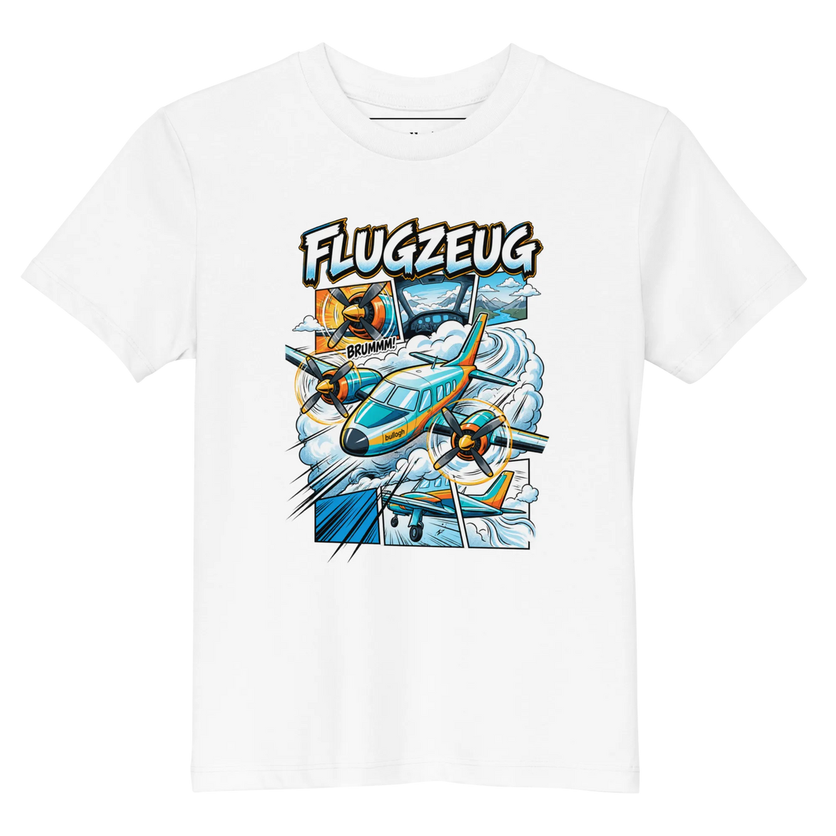 Flugzeug - Kinder T-Shirts aus Bio Baumwolle