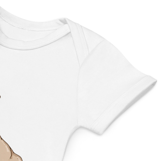 Frenchie Comic 4 - Baby Body aus Bio Baumwolle