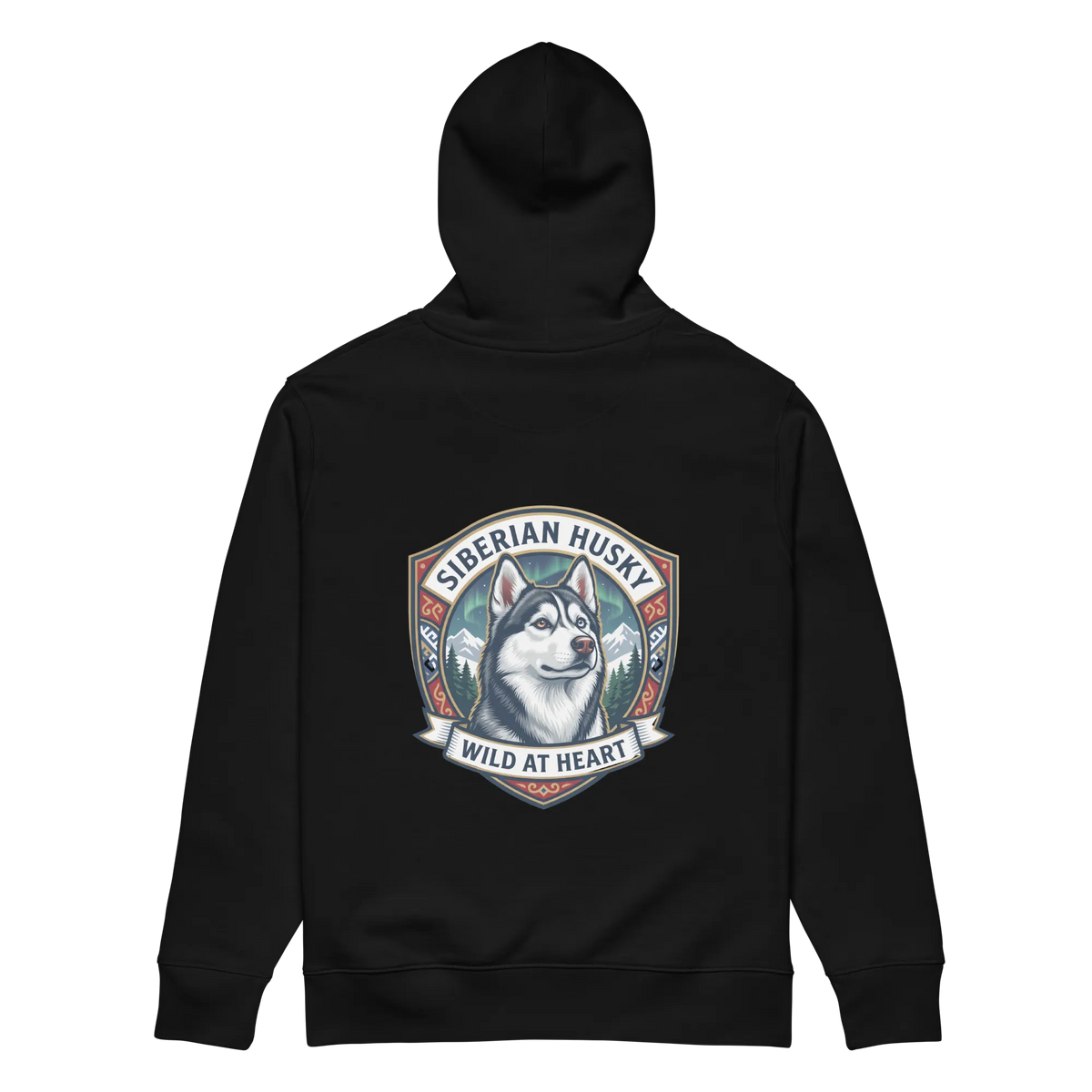 Seberian Husky - Hoodie aus Bio Baumwolle