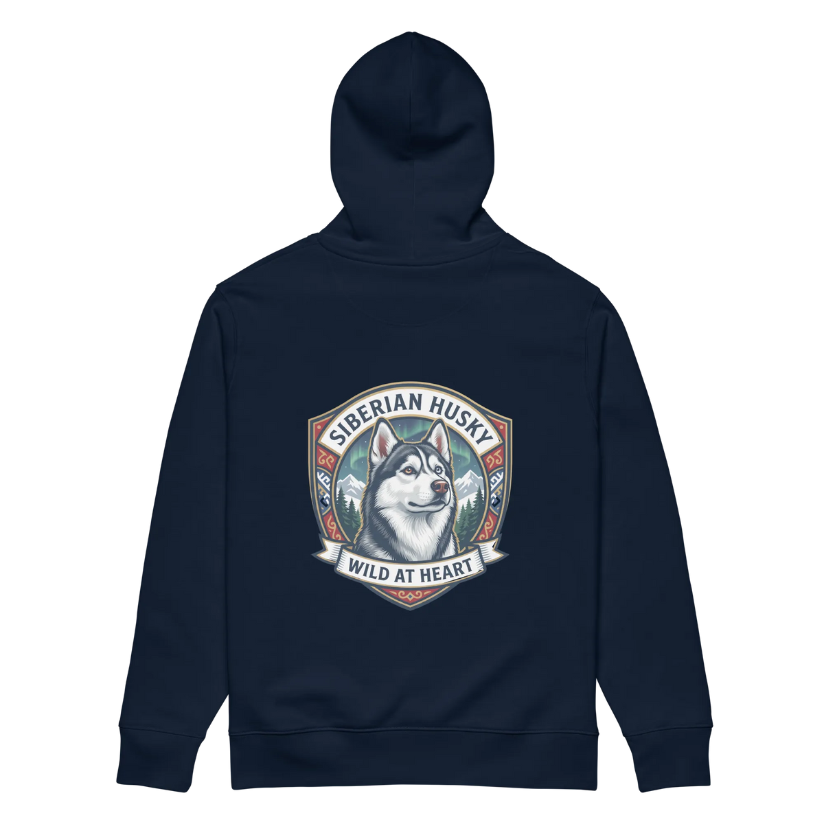 Seberian Husky - Hoodie aus Bio Baumwolle