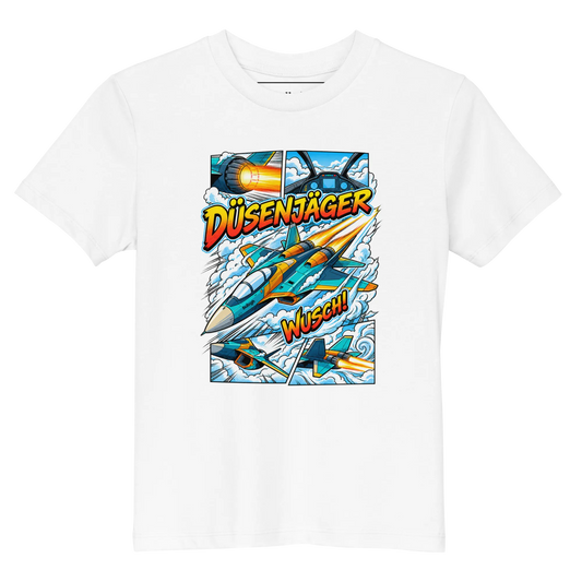 Düsenjäger - Kinder T-Shirts aus Bio Baumwolle