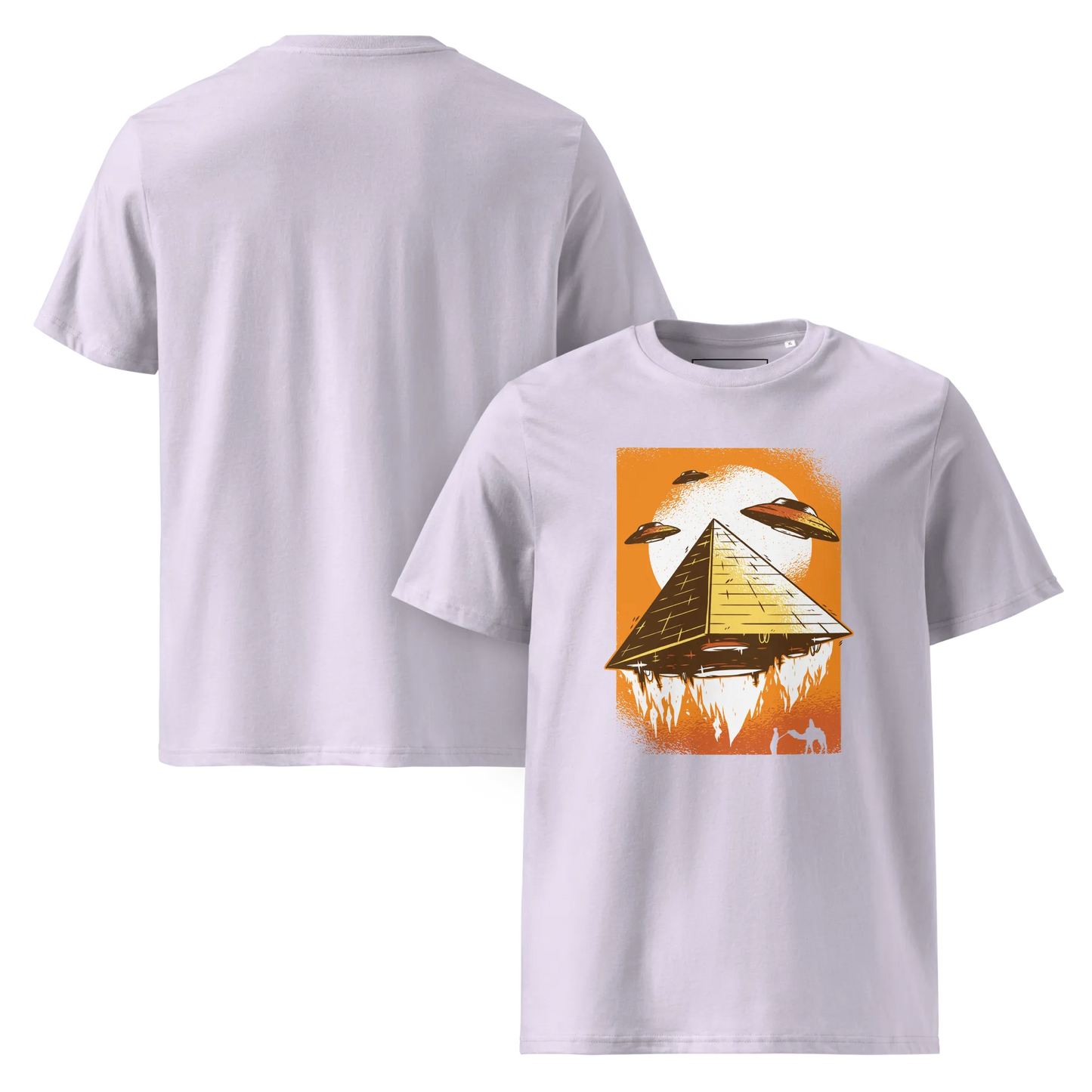 UFO's und Pyramiden – T-Shirt aus Bio Baumwolle