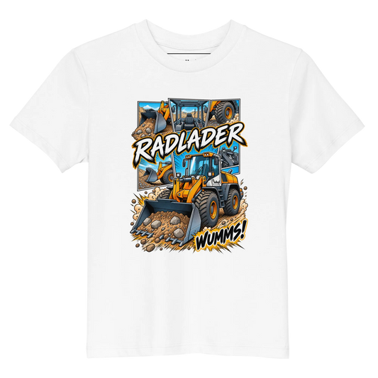 Radlader - Kinder T-Shirt aus Bio Baumwolle