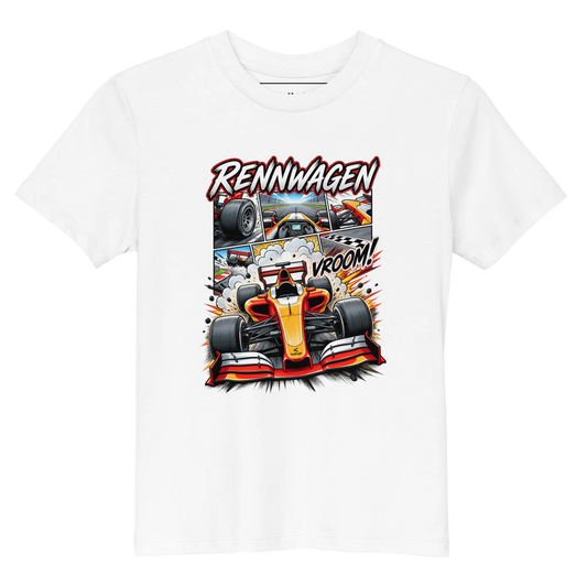 Rennwagen - Kinder T-Shirt aus Bio Baumwolle