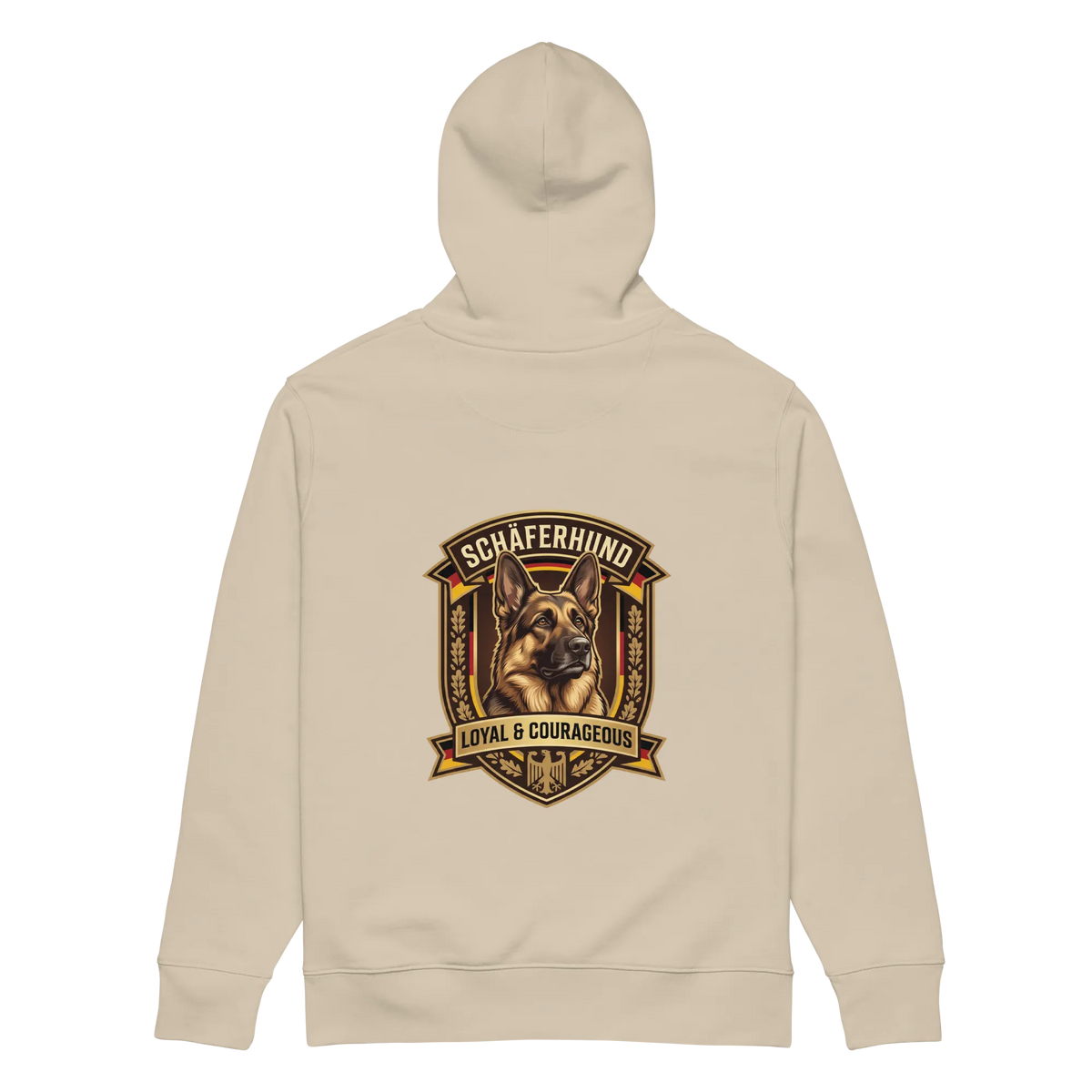 Deutscher Schäferhund - Hoodie aus Bio Baumwolle