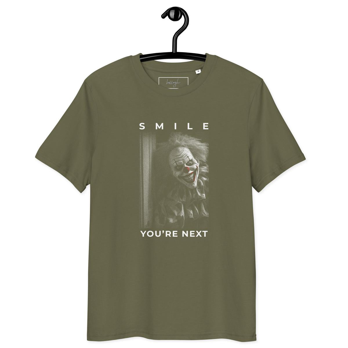 🔪 Fear the Scary Clown – Bio Baumwoll Shirt mit Gruselfaktor