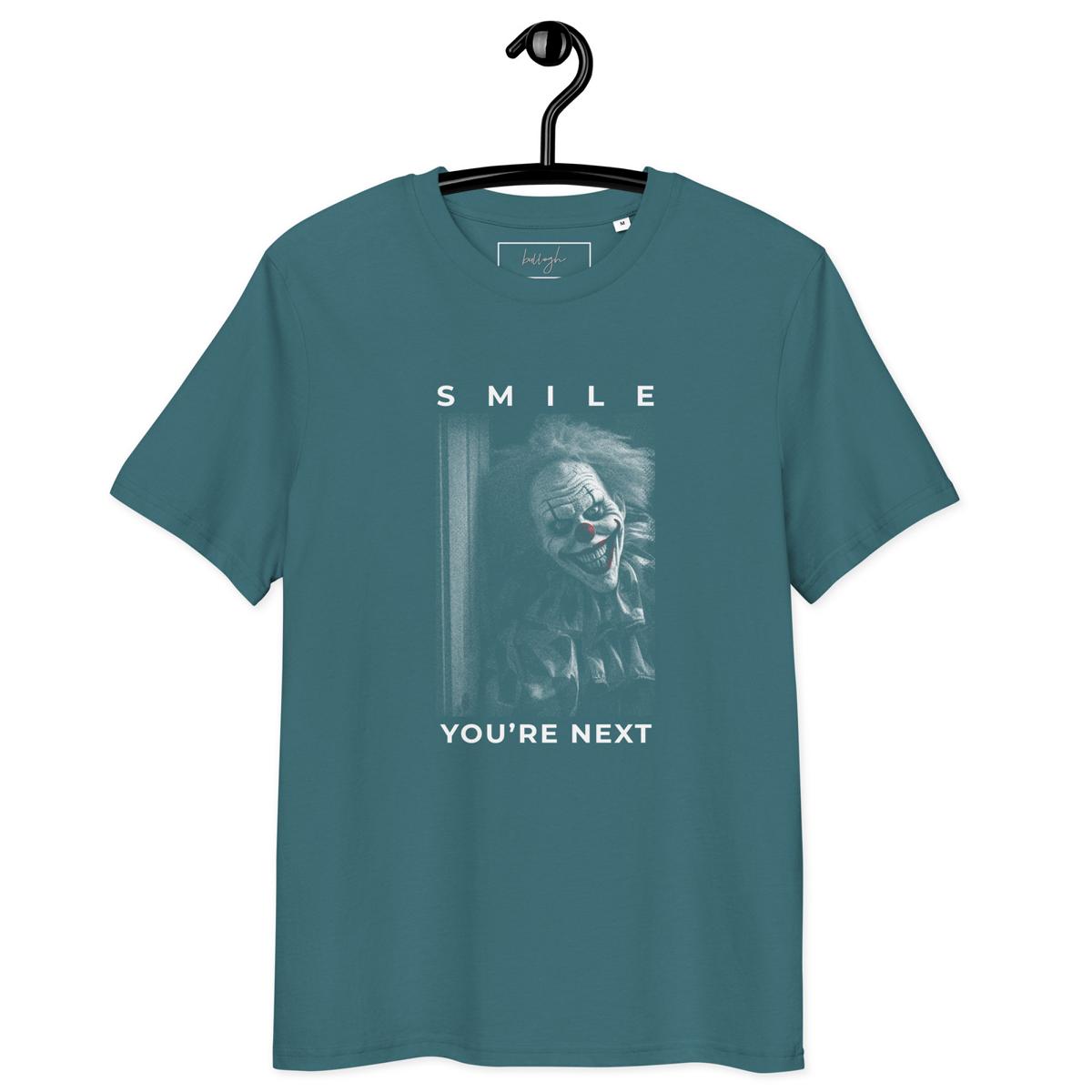 🔪 Fear the Scary Clown – Bio Baumwoll Shirt mit Gruselfaktor
