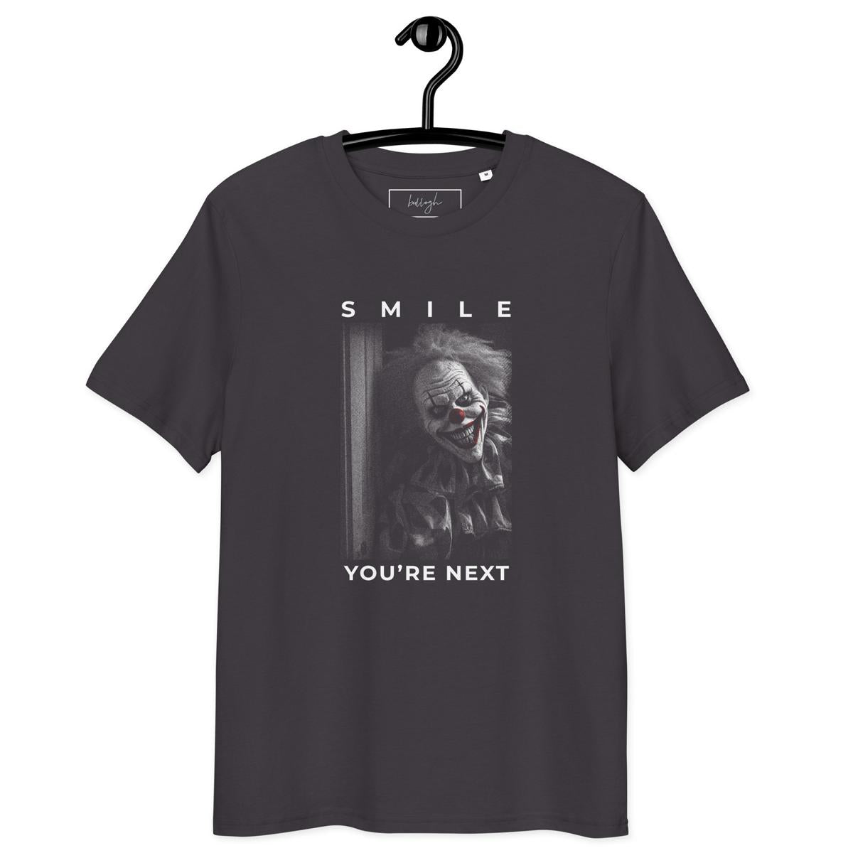 🔪 Fear the Scary Clown – Bio Baumwoll Shirt mit Gruselfaktor