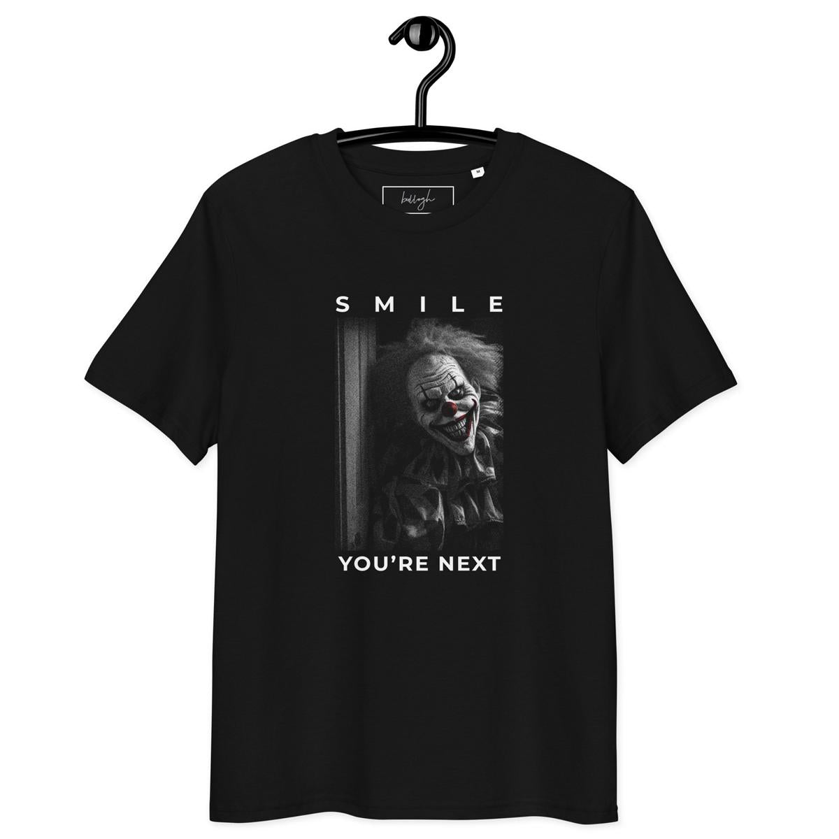 🔪 Fear the Scary Clown – Bio Baumwoll Shirt mit Gruselfaktor