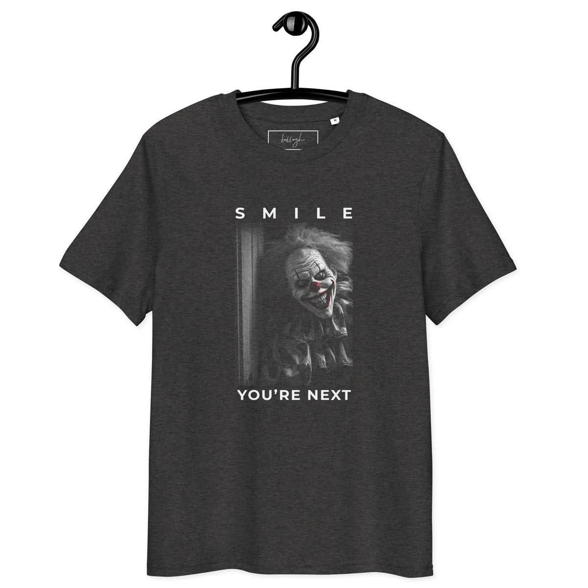 🔪 Fear the Scary Clown – Bio Baumwoll Shirt mit Gruselfaktor