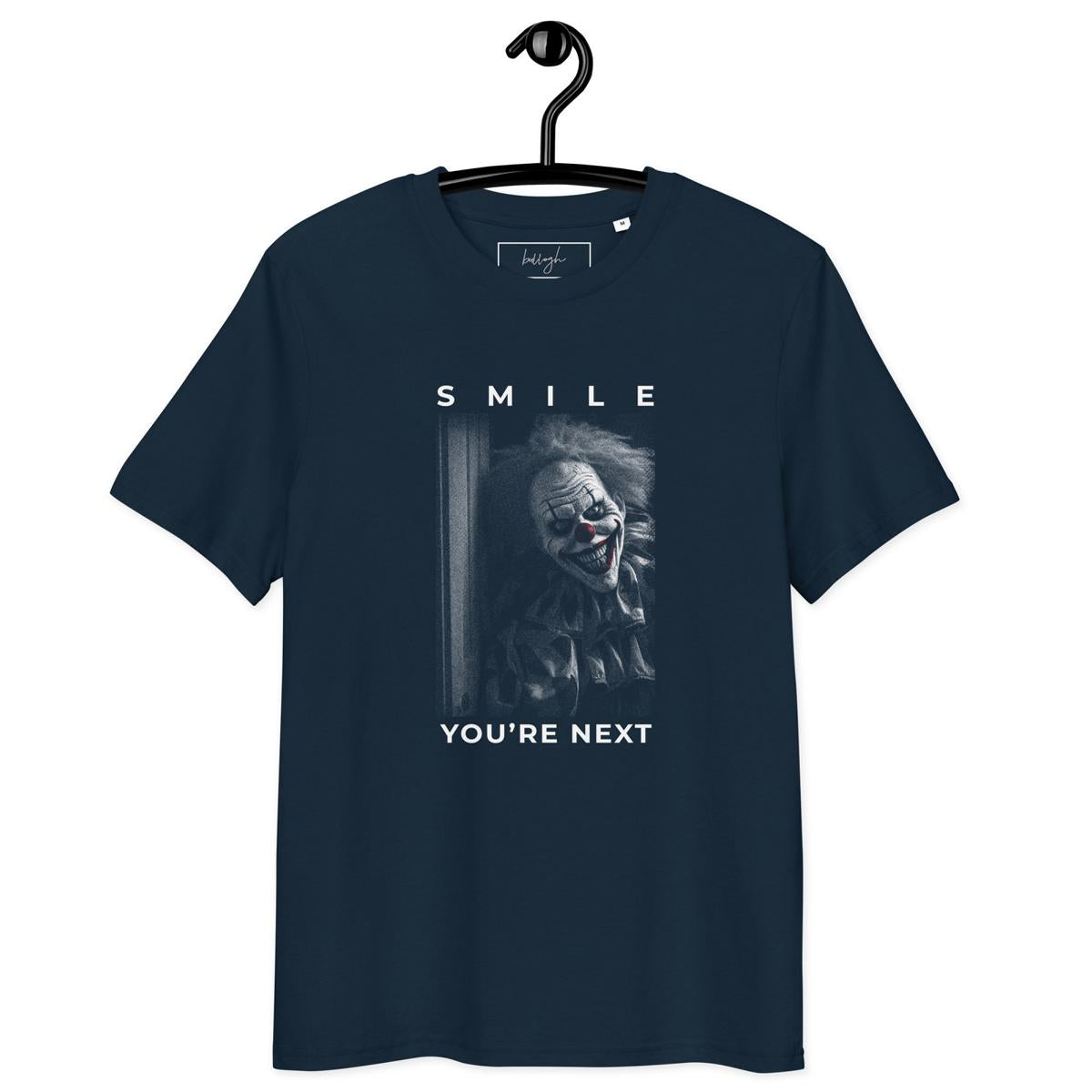 🔪 Fear the Scary Clown – Bio Baumwoll Shirt mit Gruselfaktor
