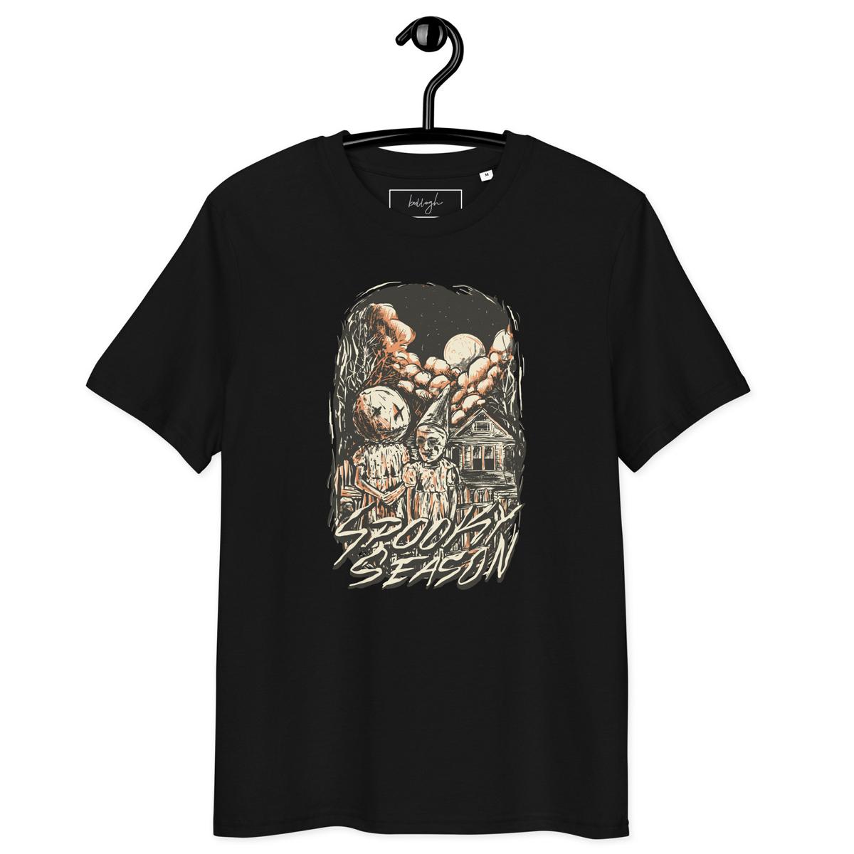 🕸 Haunted Spooky Season – Bio Baumwollshirt für Grusel-Fans