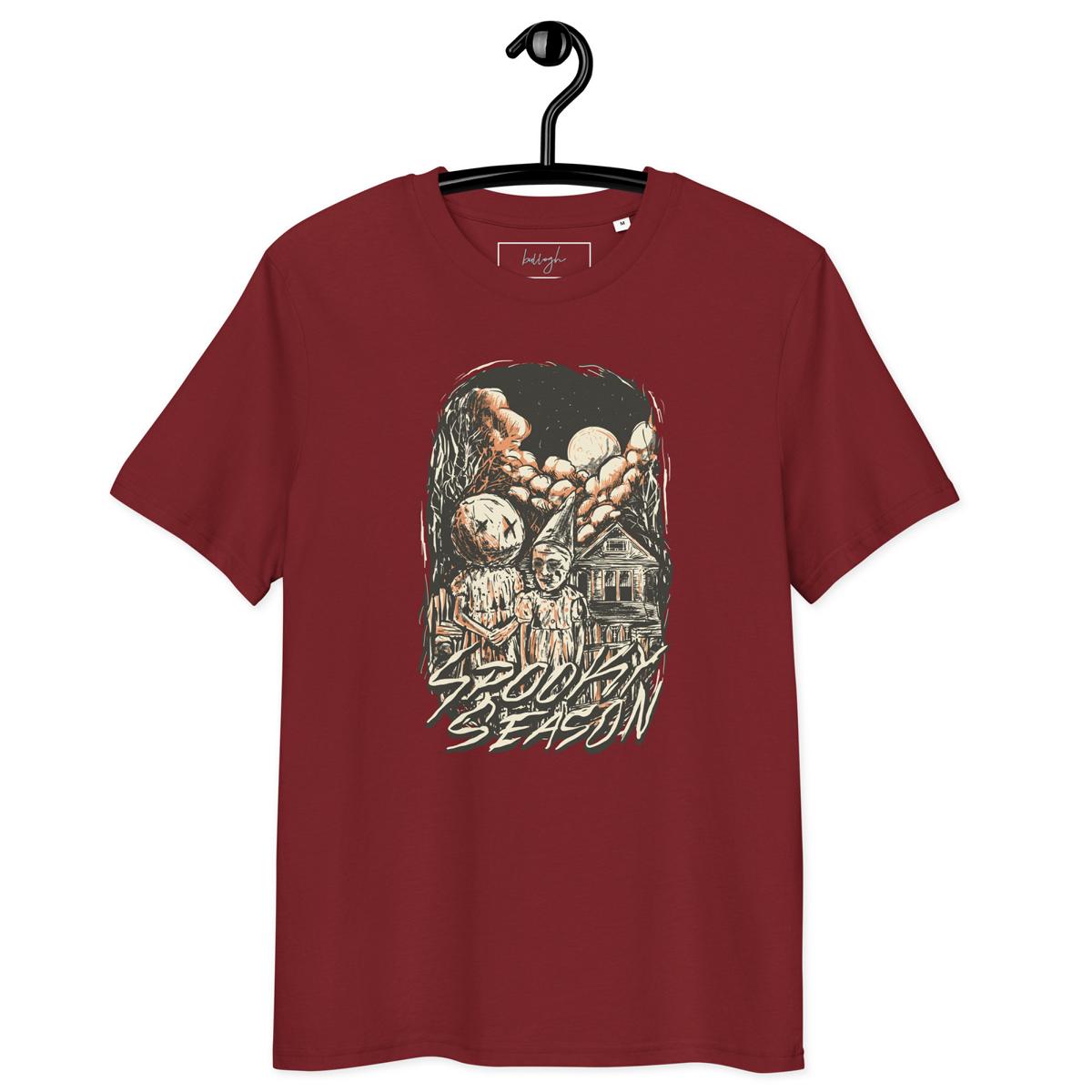🕸 Haunted Spooky Season – Bio Baumwollshirt für Grusel-Fans