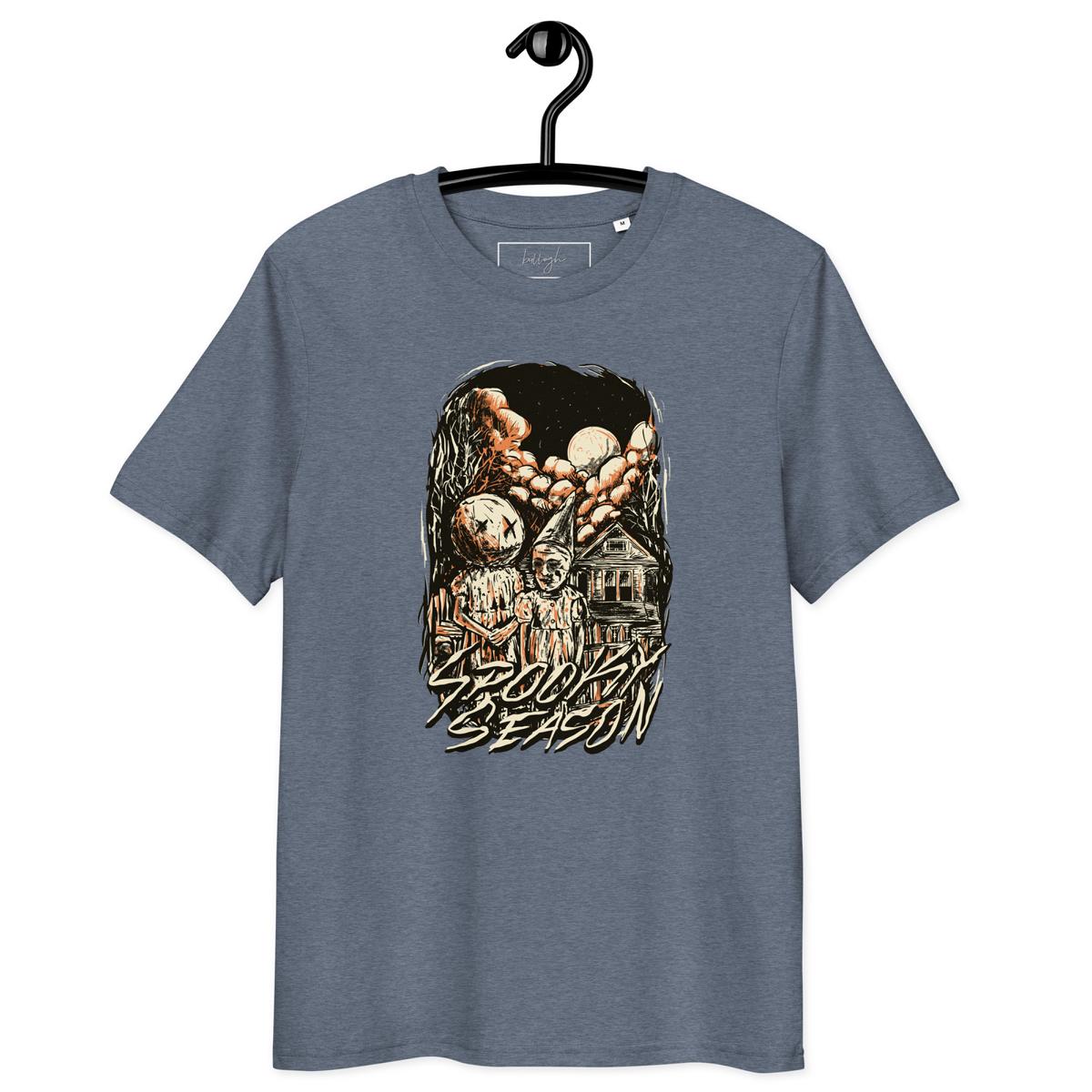 🕸 Haunted Spooky Season – Bio Baumwollshirt für Grusel-Fans