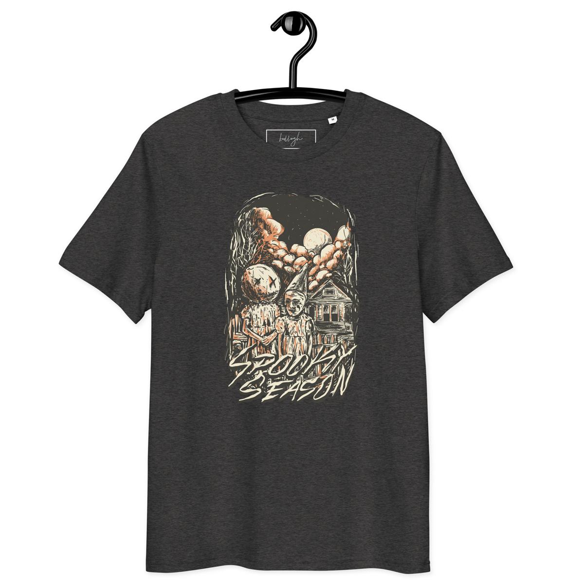 🕸 Haunted Spooky Season – Bio Baumwollshirt für Grusel-Fans