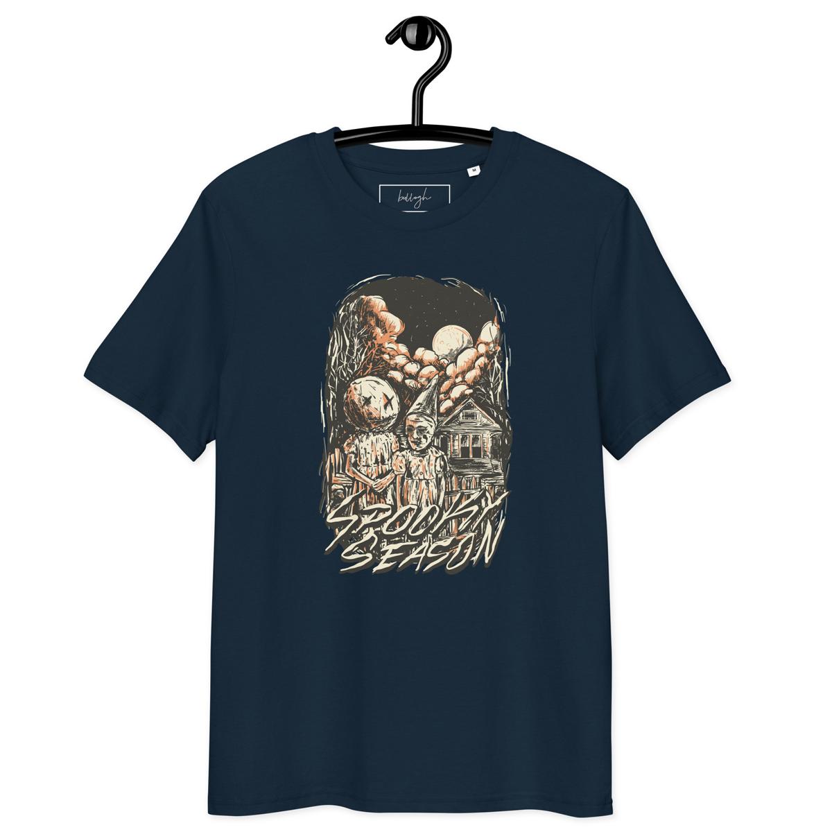 🕸 Haunted Spooky Season – Bio Baumwollshirt für Grusel-Fans