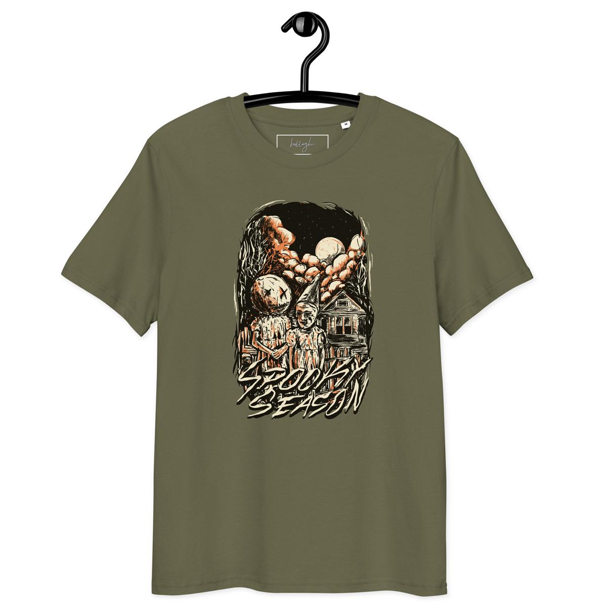 🕸 Haunted Spooky Season – Bio Baumwollshirt für Grusel-Fans