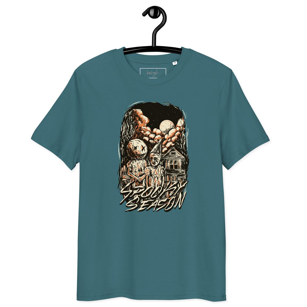 🕸 Haunted Spooky Season – Bio Baumwollshirt für Grusel-Fans