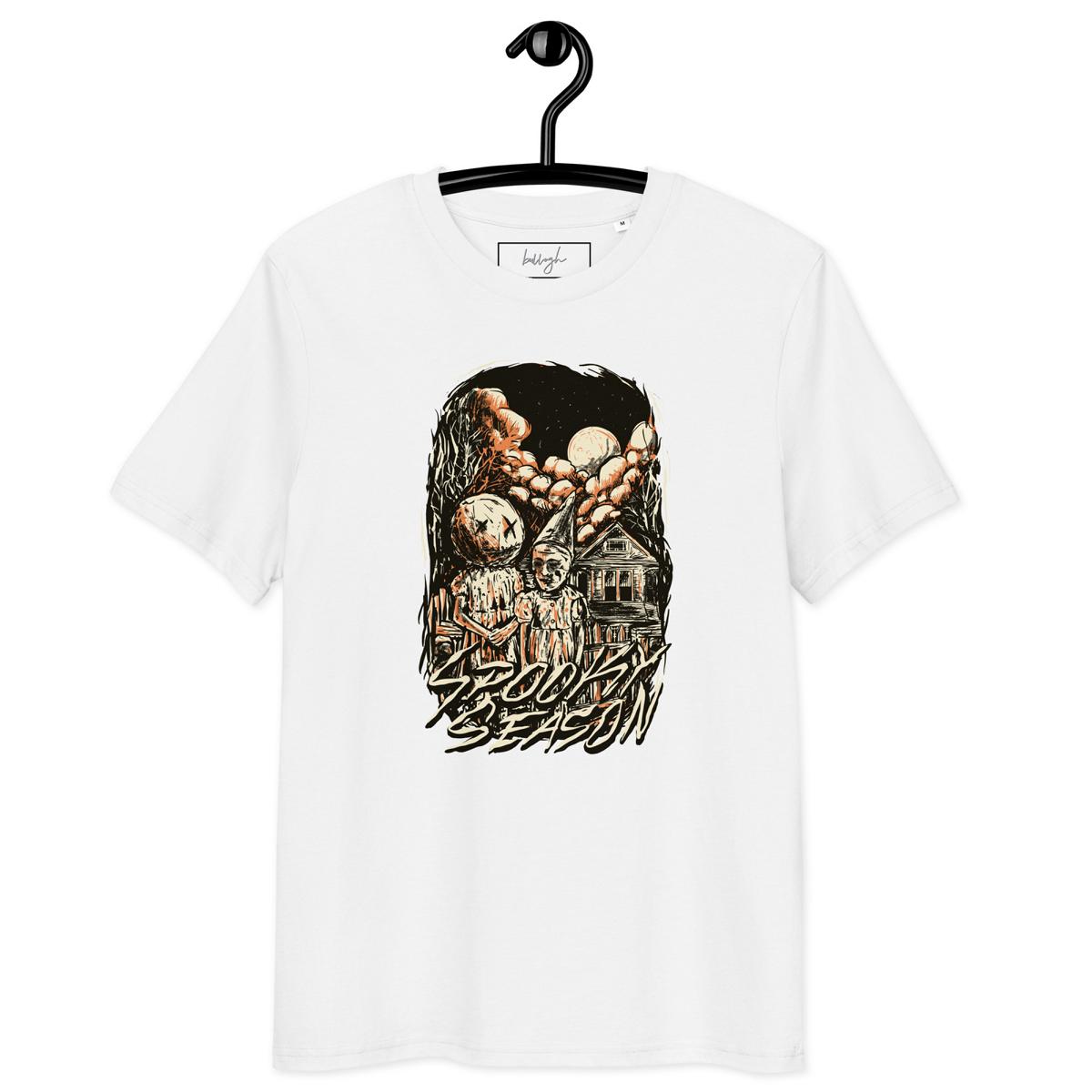 🕸 Haunted Spooky Season – Bio Baumwollshirt für Grusel-Fans