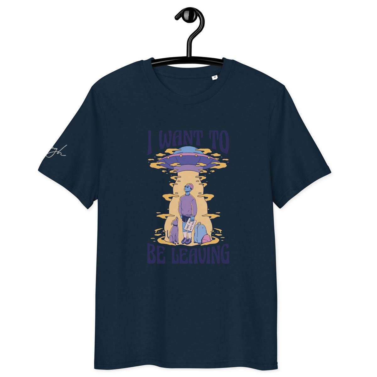 Alien und UFO Bio Baumwoll T-Shirt – E - Girl und E - Boy Style - bullogh#