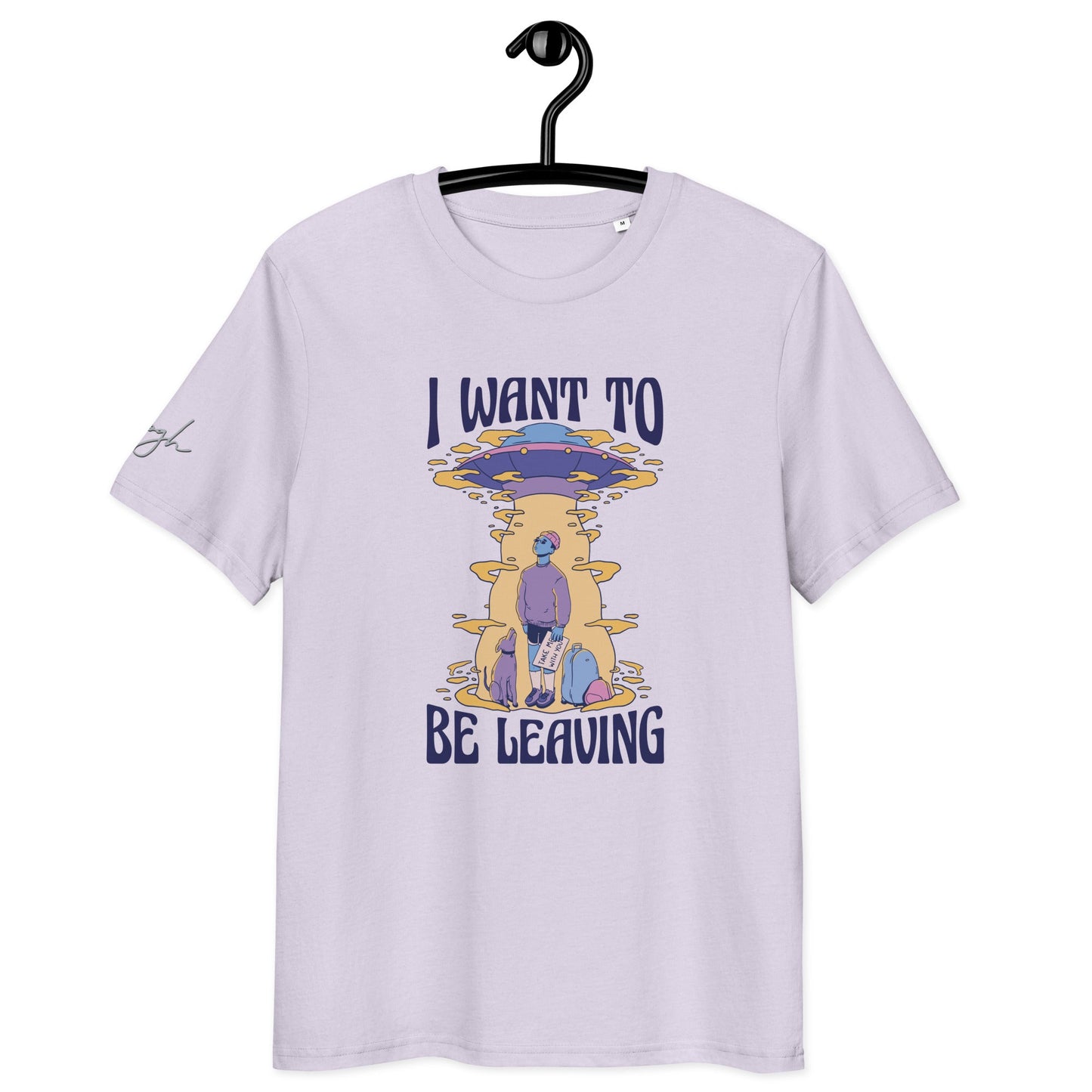 Alien und UFO Bio Baumwoll T-Shirt – E - Girl und E - Boy Style - bullogh#