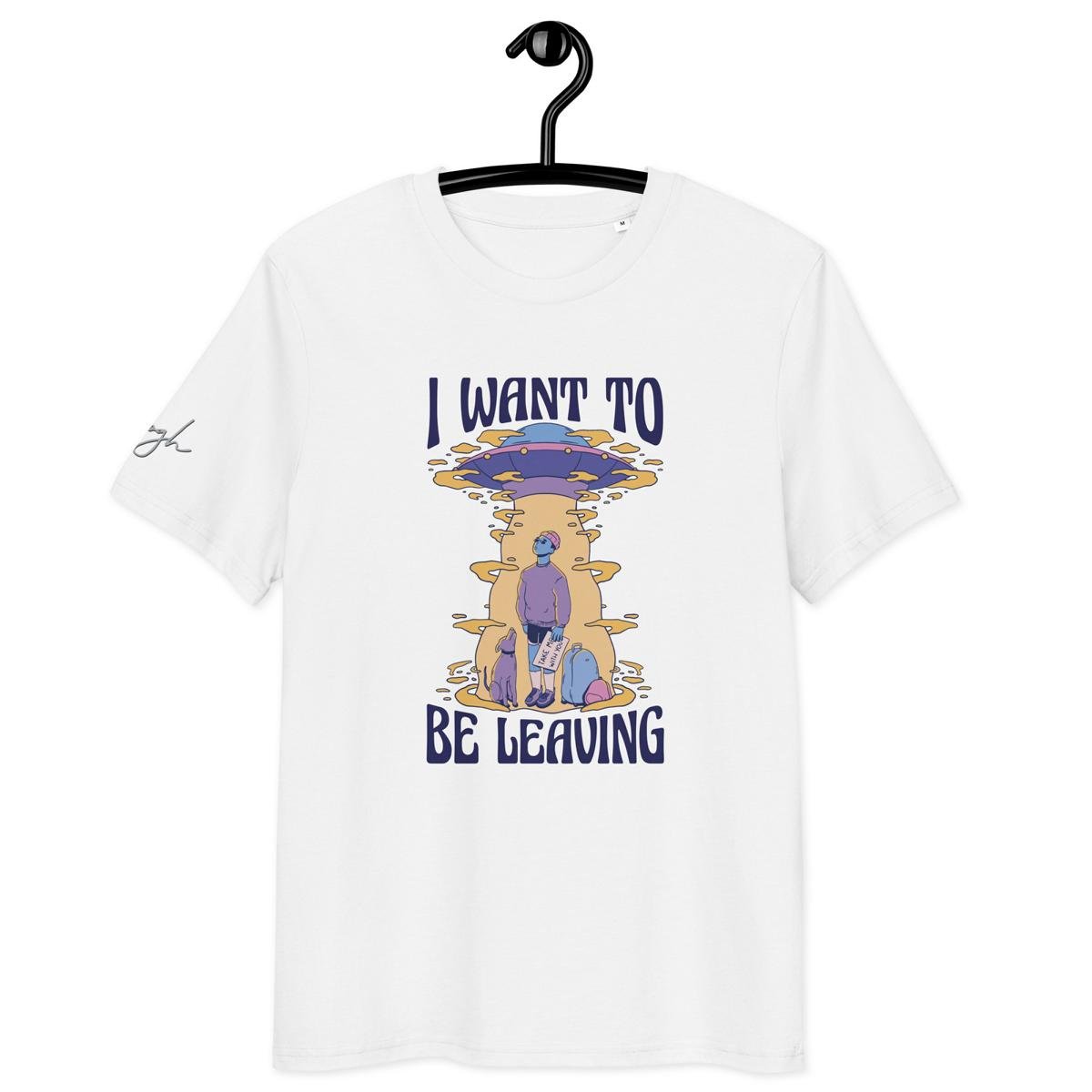 Alien und UFO Bio Baumwoll T-Shirt – E - Girl und E - Boy Style - bullogh#