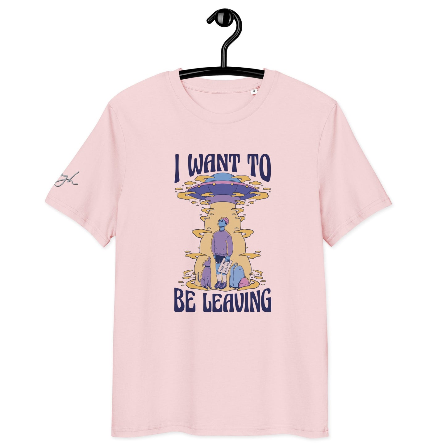 Alien und UFO Bio Baumwoll T-Shirt – E - Girl und E - Boy Style - bullogh#