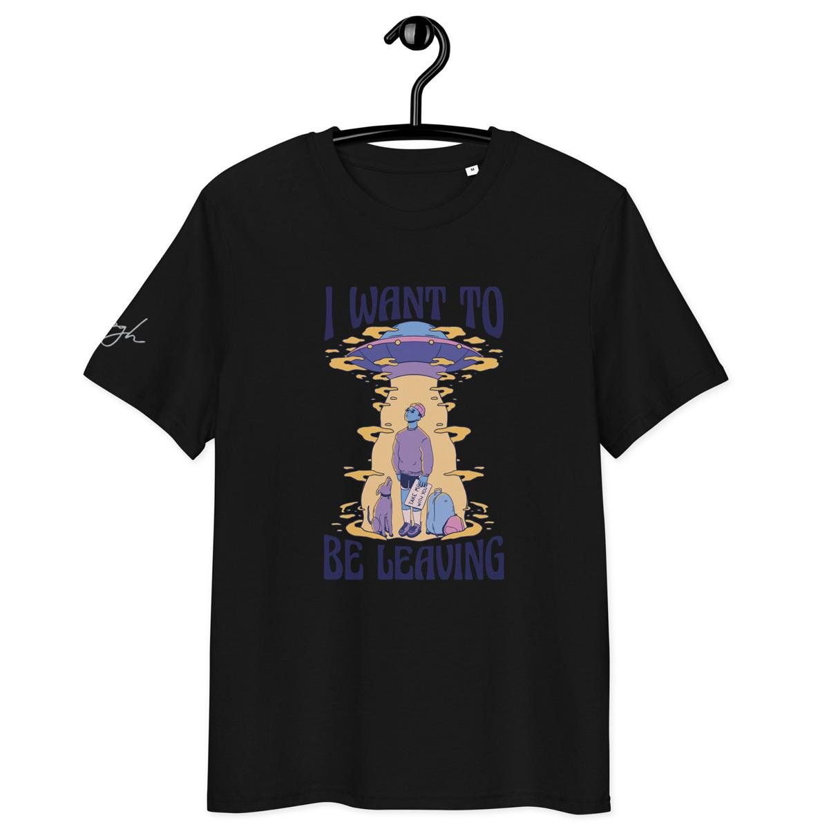 Alien und UFO Bio Baumwoll T-Shirt – E - Girl und E - Boy Style - bullogh#