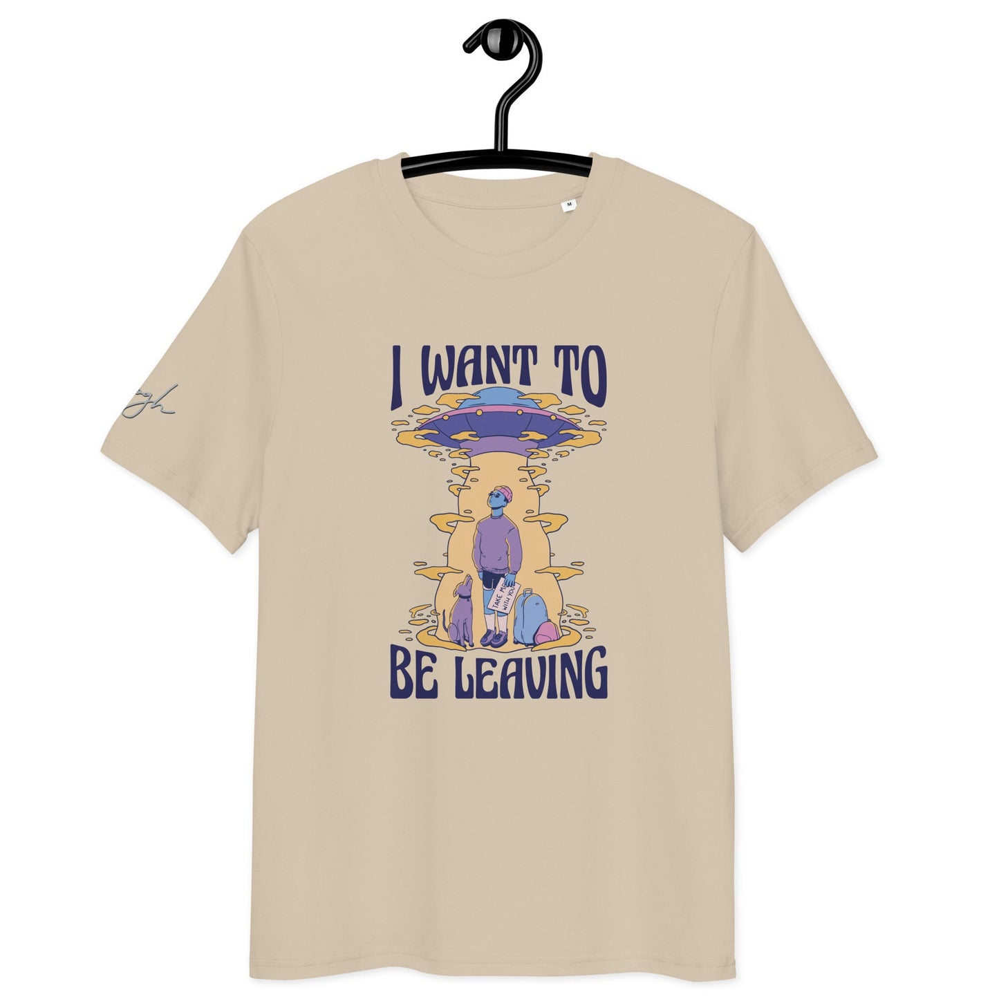 Alien und UFO Bio Baumwoll T-Shirt – E - Girl und E - Boy Style - bullogh#