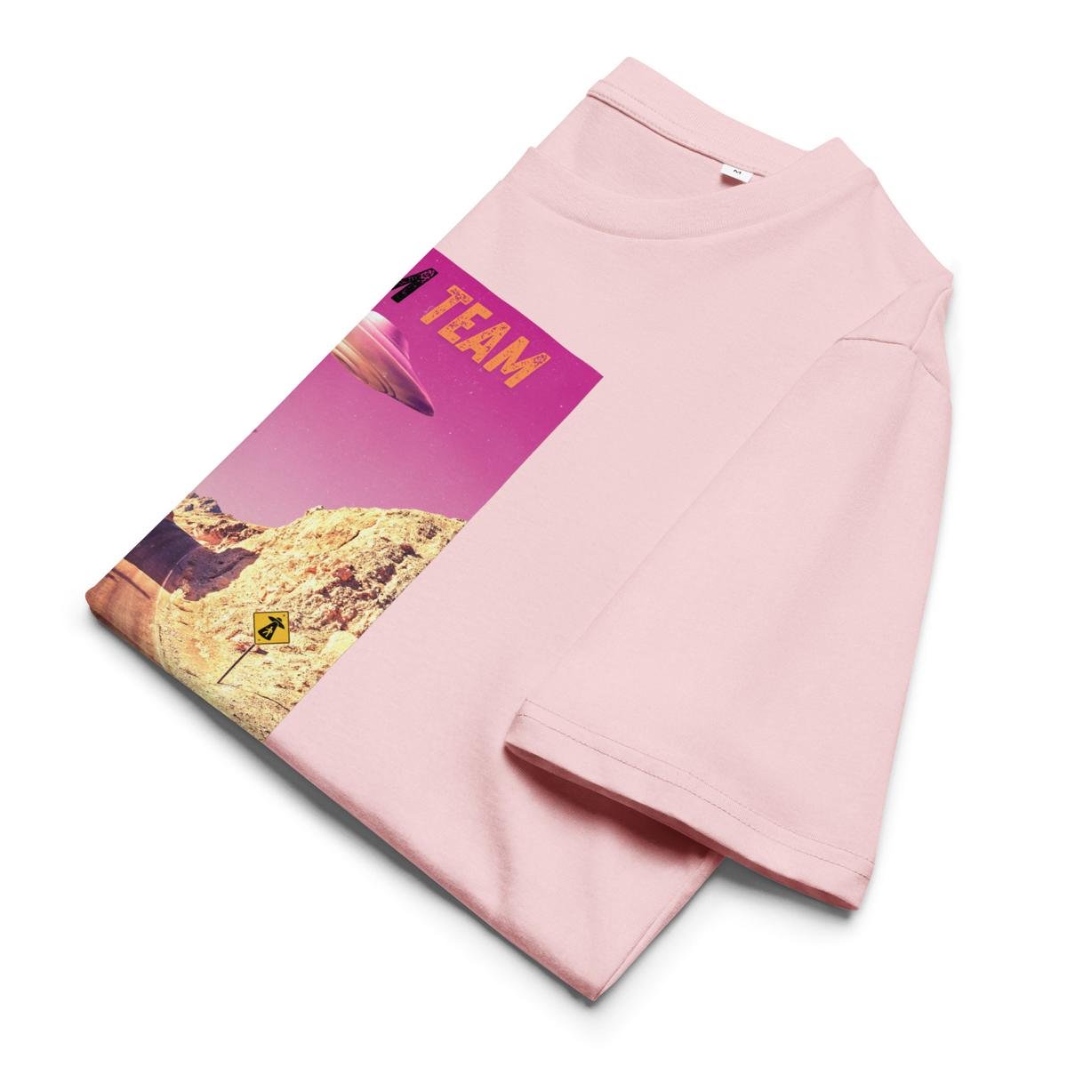 Beam Team Bio Baumwoll T-Shirt – Nachhaltiges Raumschiff Design für Sci - Fi - Fans - bullogh#