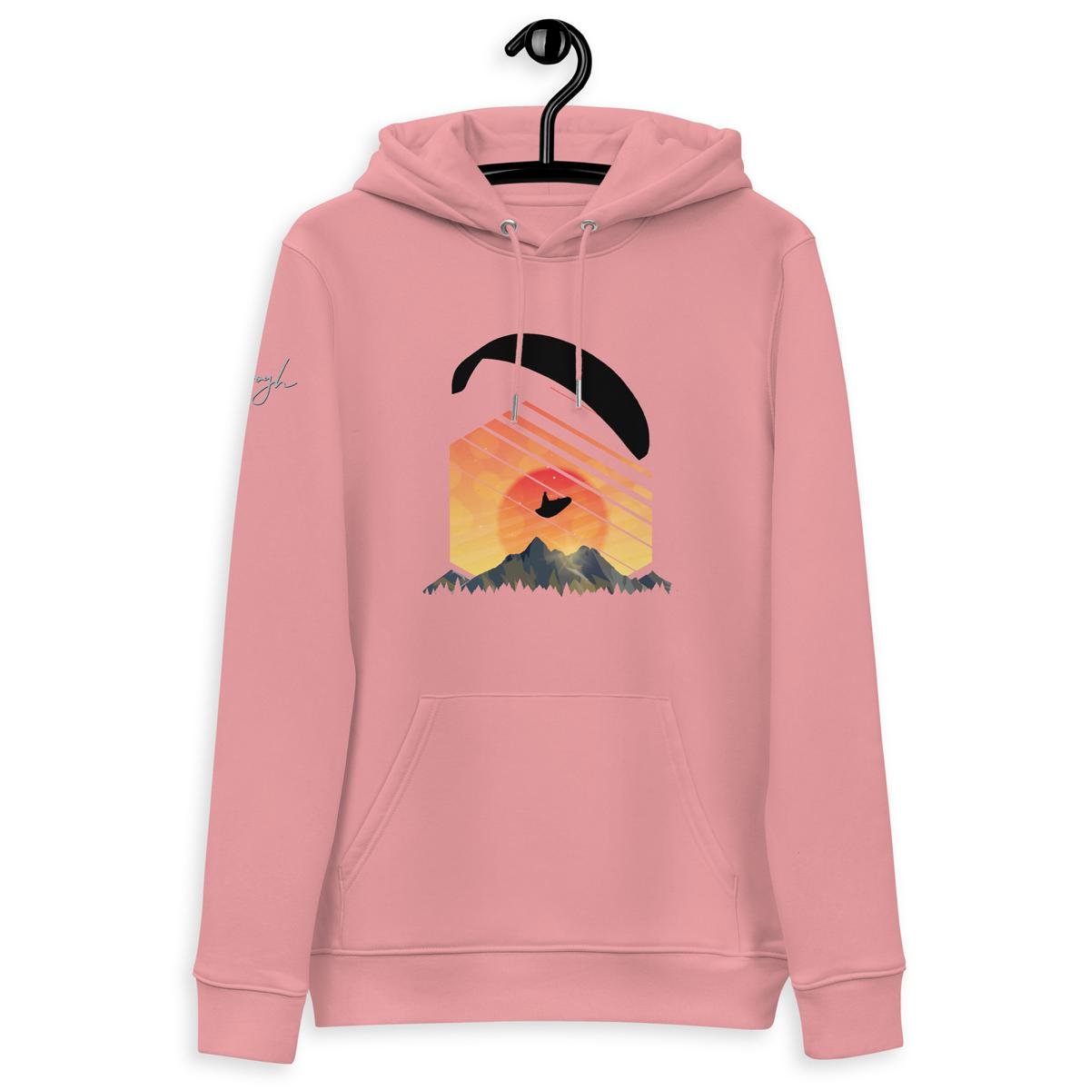Bio - Baumwoll - Pullover Wild Life Paraglider – Nachhaltiger Pullover für Gleitschirm - Liebhaber - bullogh#