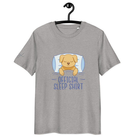 Bio Schlafshirt – Offizielles T-Shirt mit Hund Design für Hundeliebhaber - bullogh#