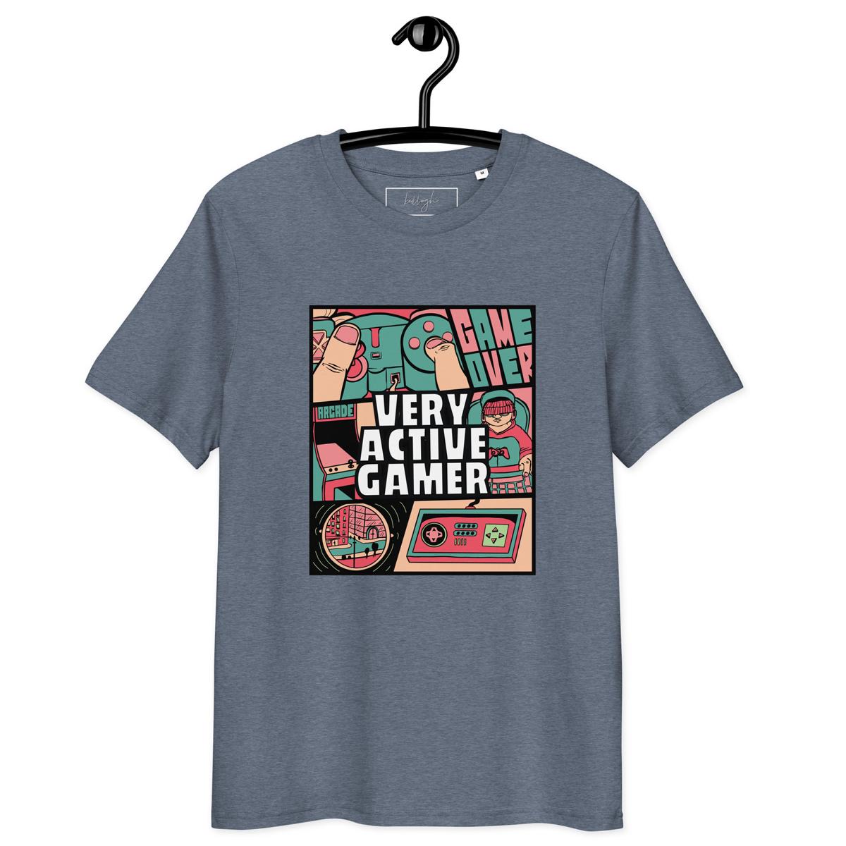 Very Active Gamer – Das Bio-T-Shirt für Hardcore-Zocker