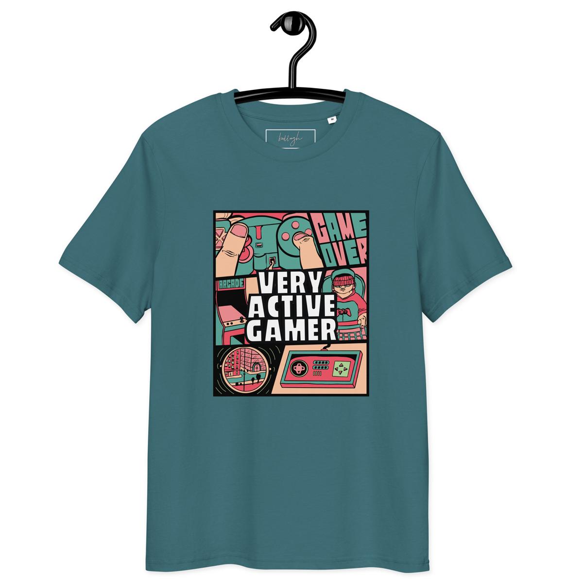 Very Active Gamer – Das Bio-T-Shirt für Hardcore-Zocker