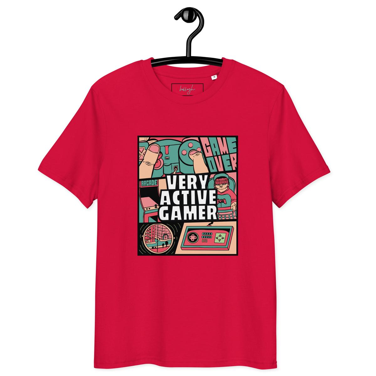 Very Active Gamer – Das Bio-T-Shirt für Hardcore-Zocker