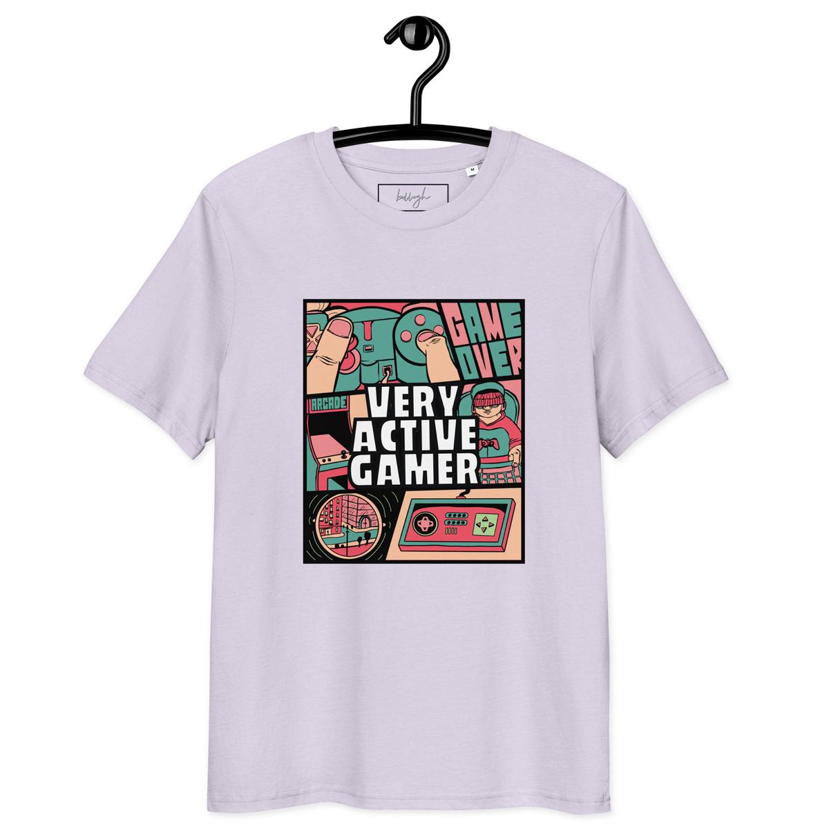 Very Active Gamer – Das Bio-T-Shirt für Hardcore-Zocker
