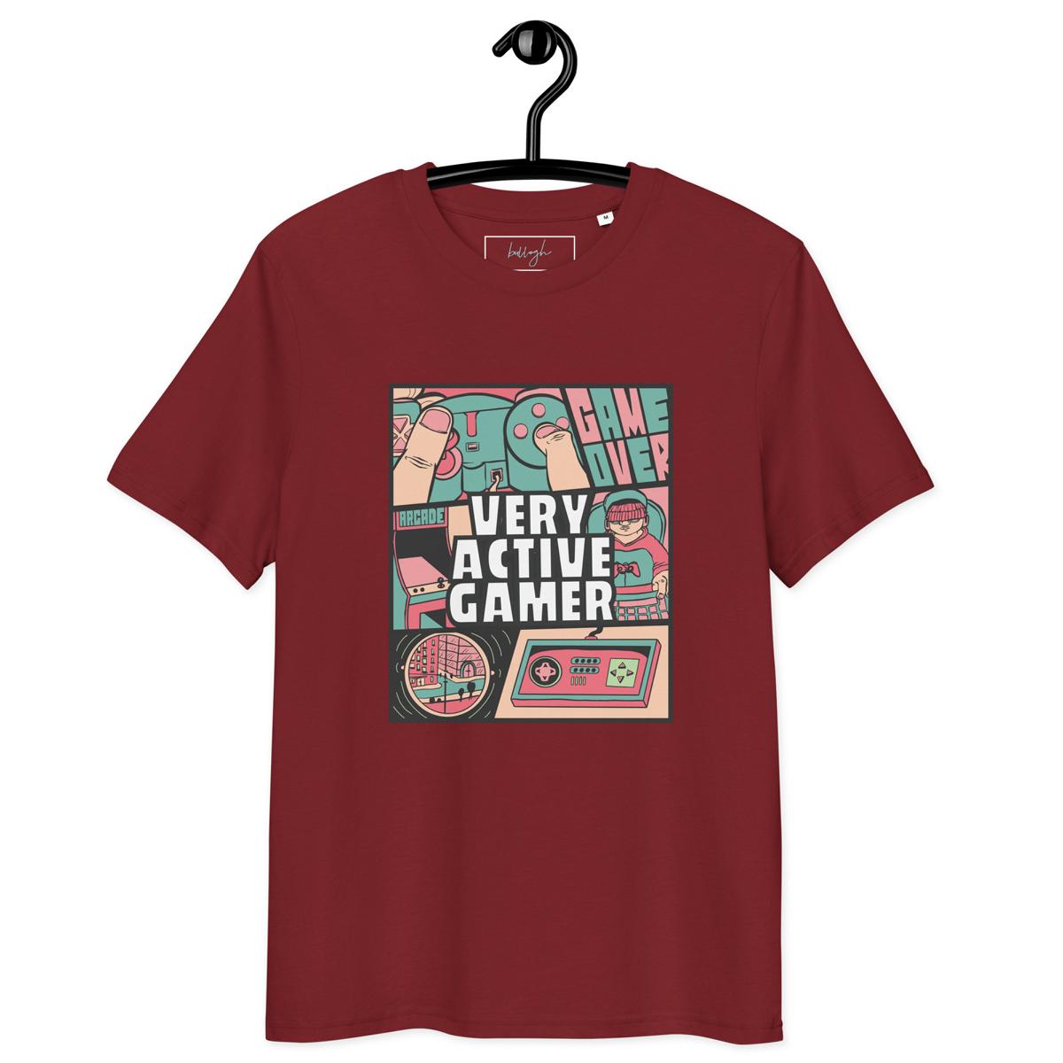 Very Active Gamer – Das Bio-T-Shirt für Hardcore-Zocker