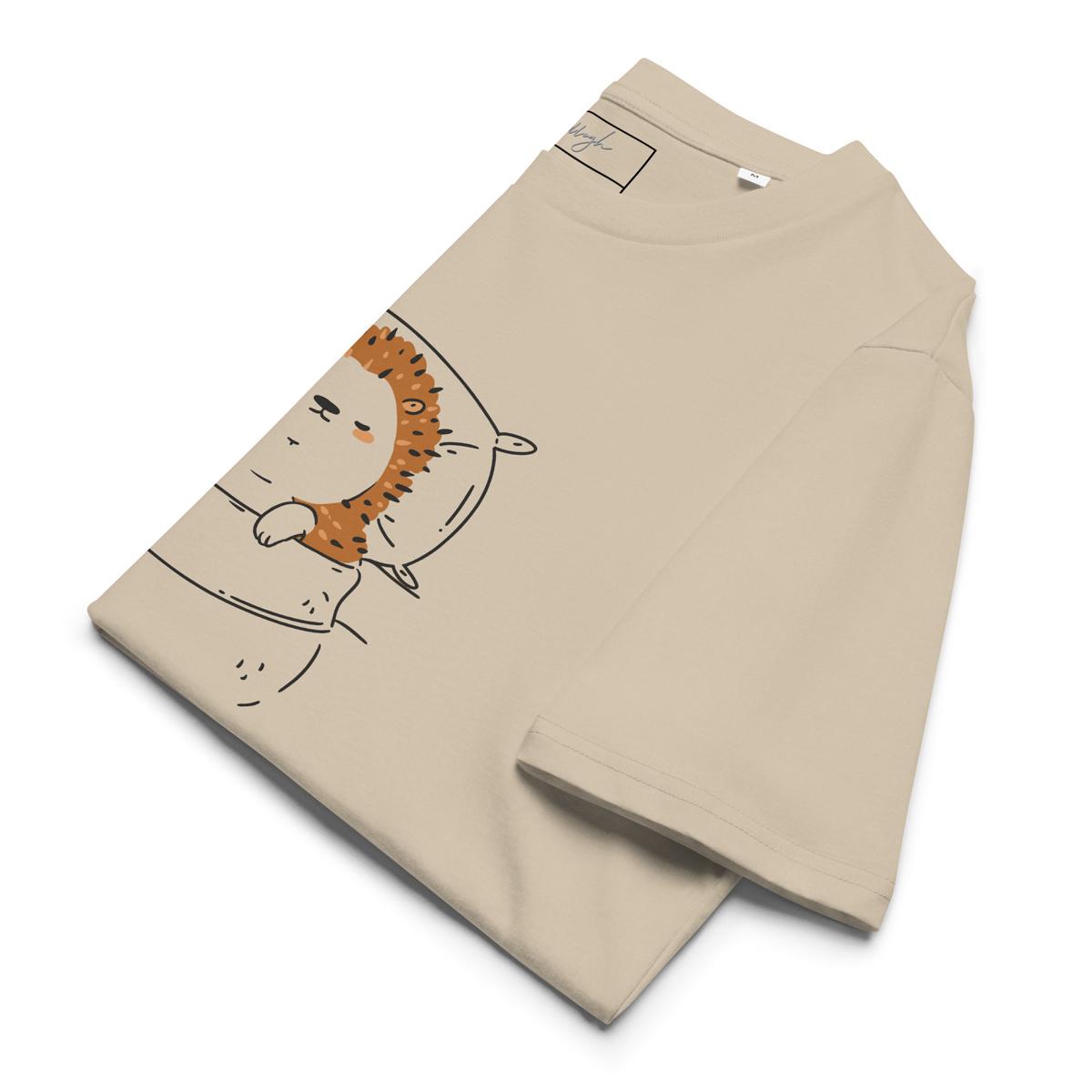 Offizielles Schlafshirt Igel – Bio Baumwolle & cozy 🦔