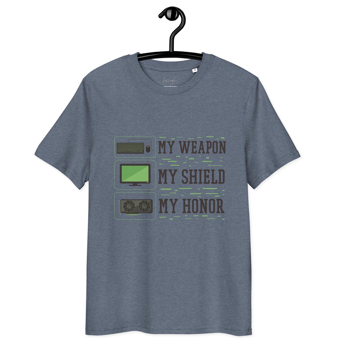 Gaming-Shirt „My Shield“ – Bio, fair und voller Power