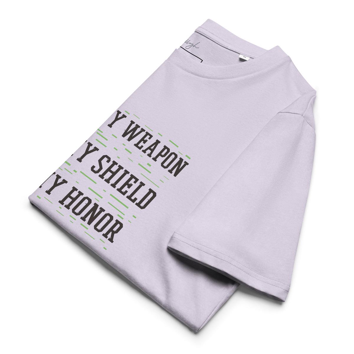 Gaming-Shirt „My Shield“ – Bio, fair und voller Power