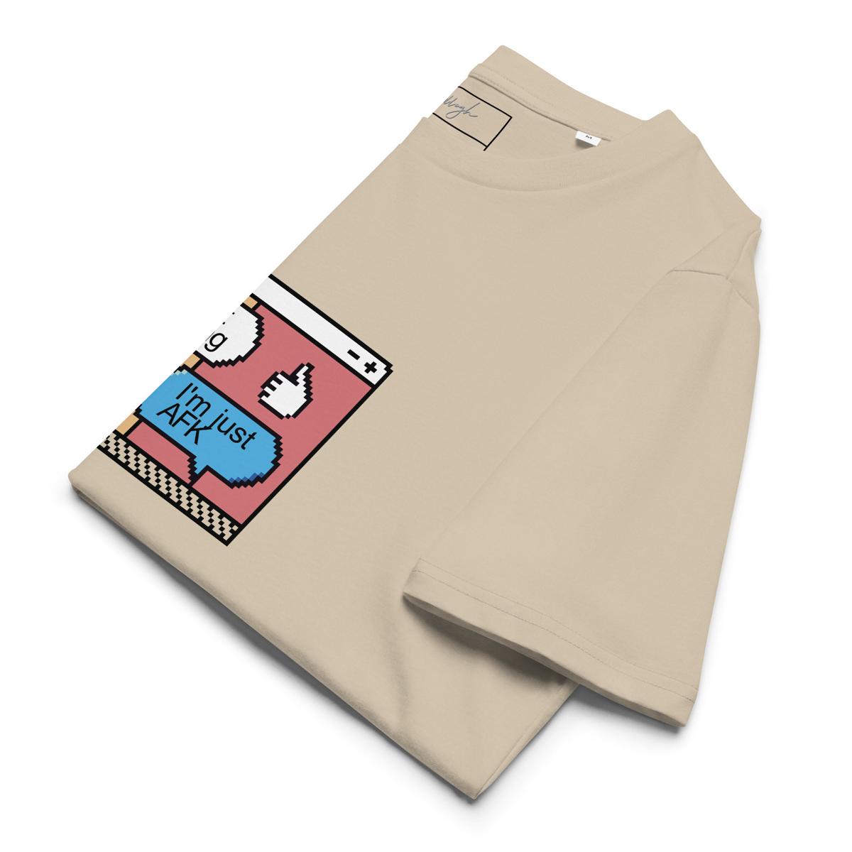 Just AFK – Bio Shirt für Zocker, die kurz mal weg sind