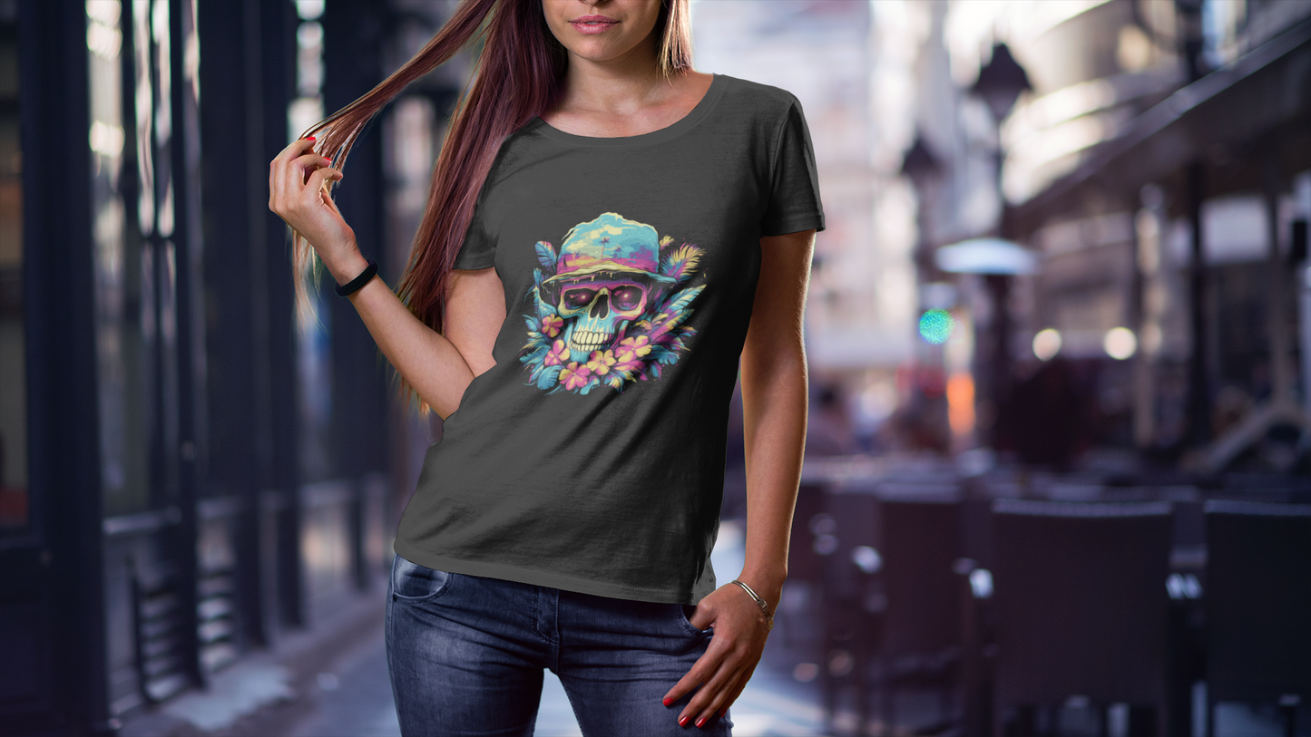 🎨 Cropped Face Shirt – Nachhaltige Kunst für dein Outfit